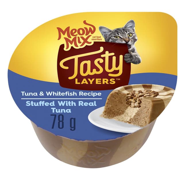 Meow Mix Tasty Layers Tuna & Whitefish 78g