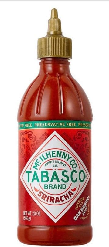 Tabasco Sriracha Pepper Sauce, 566ml
