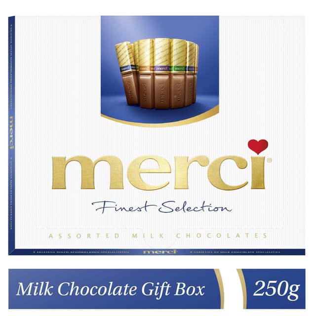 Merci Finest Selection Milk Chocolate Gift Box 250 g