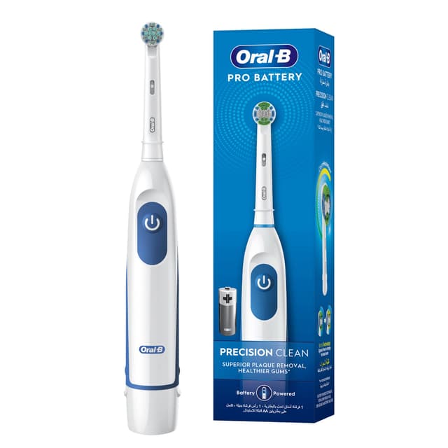 Oral-B Pro Battery Precision Clean Electric Toothbrush, 1 Pack