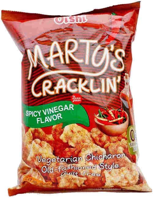 Oishi Martys Cracklin Spicy Vinegar 90 g