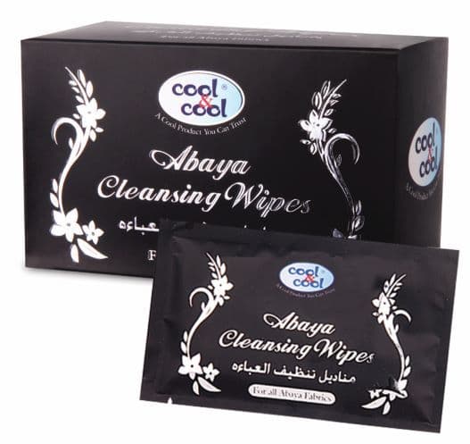 Cool & Cool Abaya Cleansing Wipes - 12 Pieces