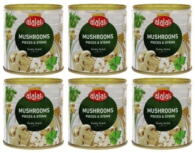 Al Alali Mushroom Pieces & Stems, 6x200g