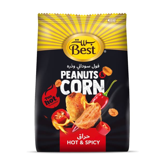 Best Sweet Chilli Peanuts & Corn Bag, 150g