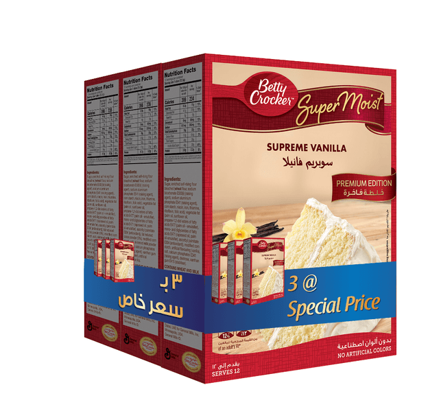 Betty Crocker French Vanilla 510 g X 3 pcs