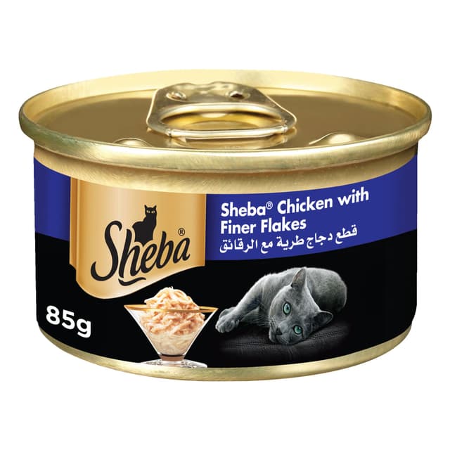 Sheba Cat Wet Food Chicken with Finer Flakes 85 g
