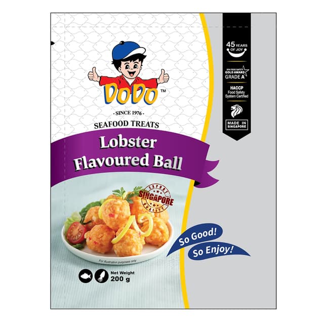 Dodo Frozen Lobster Flavoured Balls 200 g