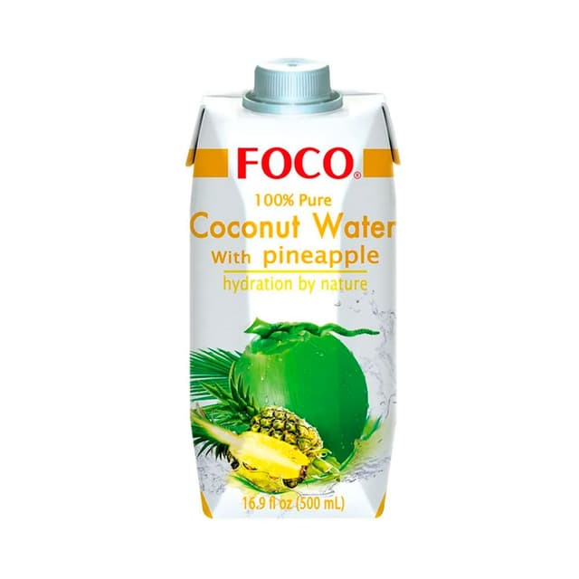 Foco Uht Coconut Water With Pineapple 500 Ml