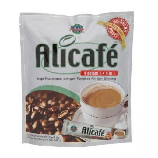Alicafe 4 in 1 No Sugar Coffee, 20x12g