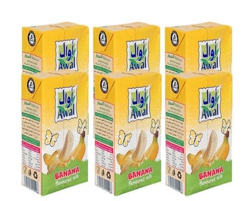 حليب أوال بالموز 6 * 250 مل