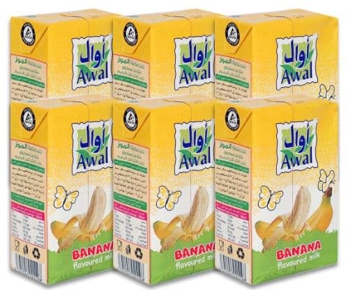 أول جونيور حليب موز 125 مل x 6 قطع