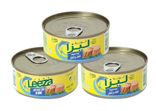 Leeza Light Meat Tuna In Brine 160 G X 3 Pcs