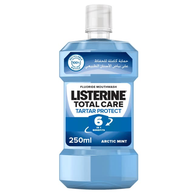 Listerine Total Care Tartar Protect Arctic Mint Fluoride Mouthwash