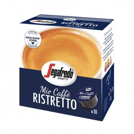 Segafredo Dolce Gusto Compatible Ristretto Coffee Capsules, 10 Capsules