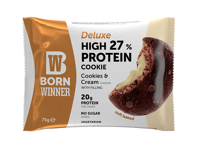 Born Winner Deluxe Cookie Cream With Filling 75 Gm