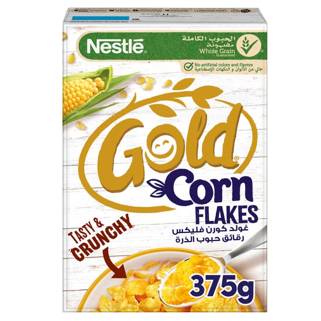 Nestle Gold Wholegrain Corn Flakes, 375g