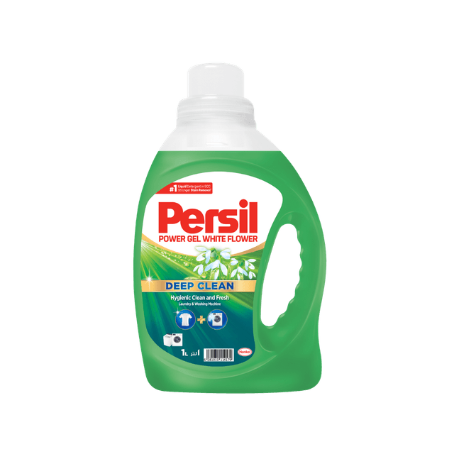 Persil Deep Clean Plus Technology White Flower Gel Laundry Detergent Liquid, 1L