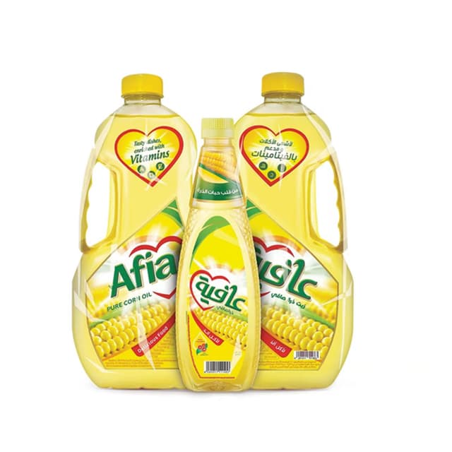 Afia Corn Oil 2x1.5 L + 500 ml