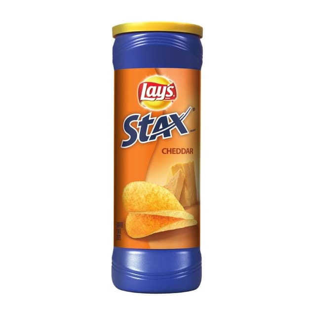 Lay's Stax Cheddar Potato Chips, 156g