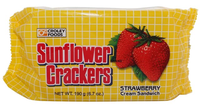 Sunflower Crackers Strawberry 190 g