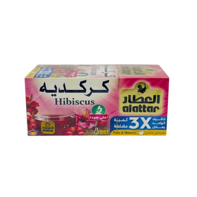 Al Attar Hibiscus Herbal Tea Bags, 20 Bags