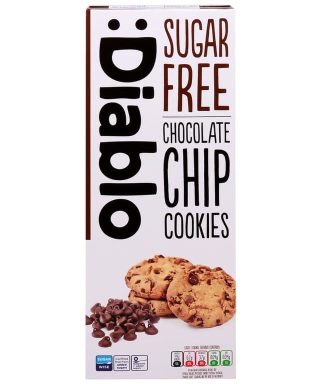 Diablo Chocolate Chip Cookies, 130g