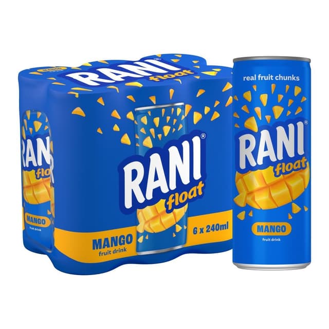 Rani Mango Float Drink Can, 6x240ml