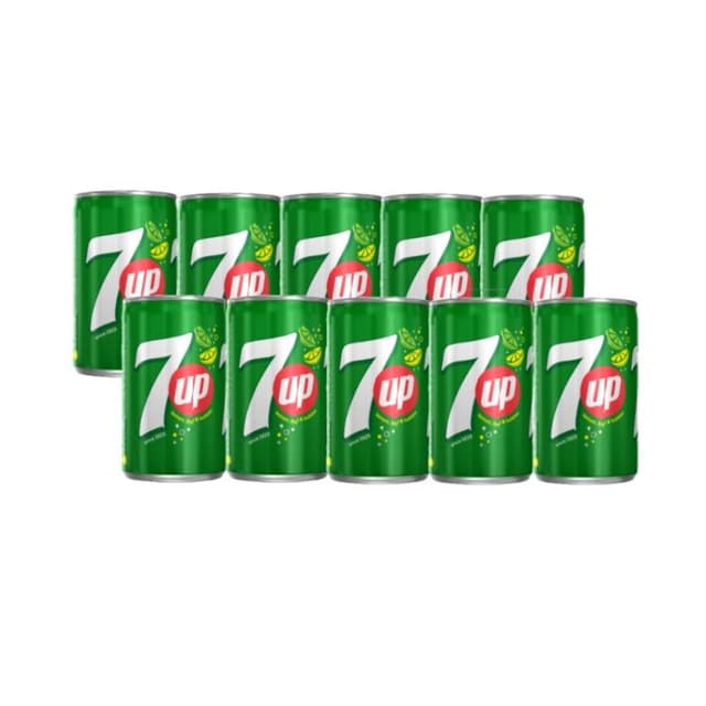 7Up Soft Drink Can, 10x150ml