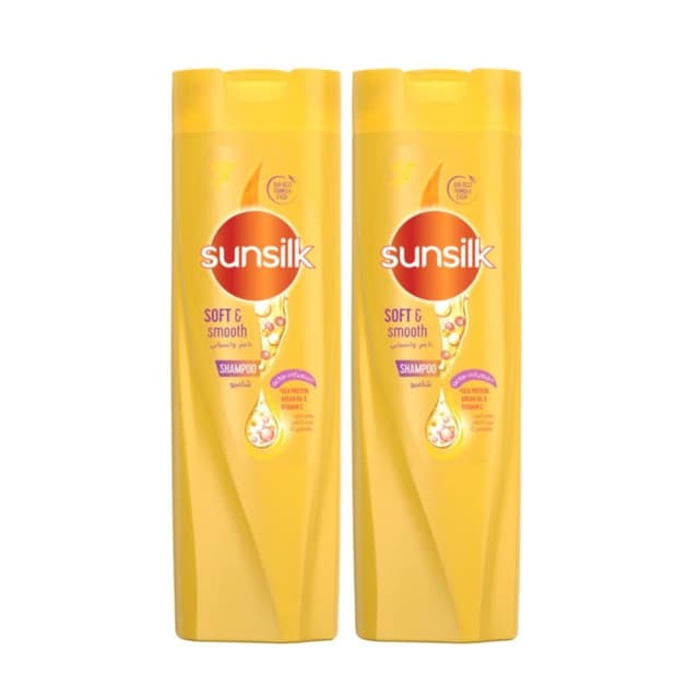 Sunsilk Soft & Smooth Shampoo, 2x400ml