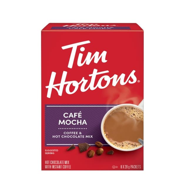 Tim Hortons Cafe Mocha Coffee Packet, 8x28g