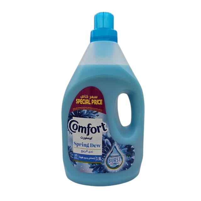 Comfort Spring Dew Blue Fabric Softener, 3.9L