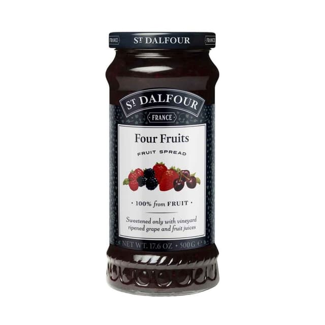St Dalfour Four Fruits Jam, 500g