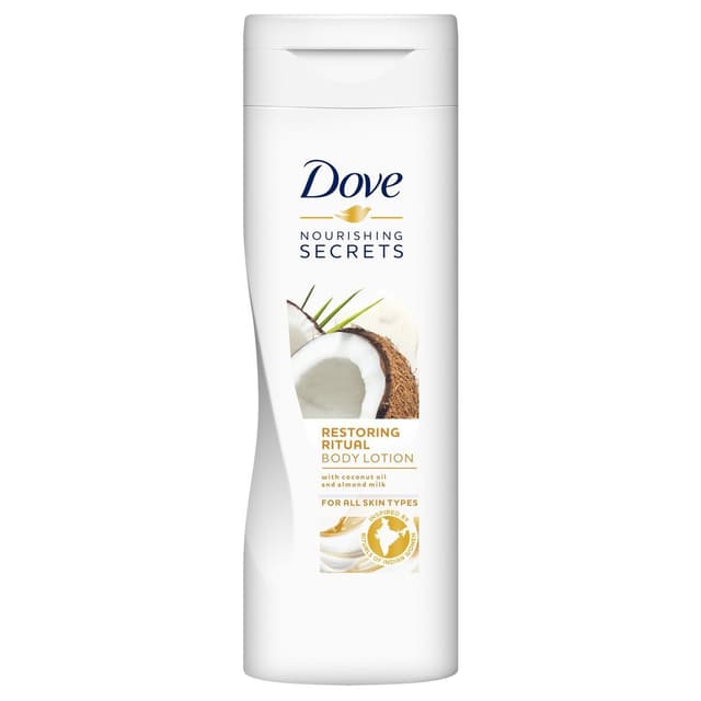 Dove Restoring Body Lotion With Coconut Oil And Almond Milk 400 ml