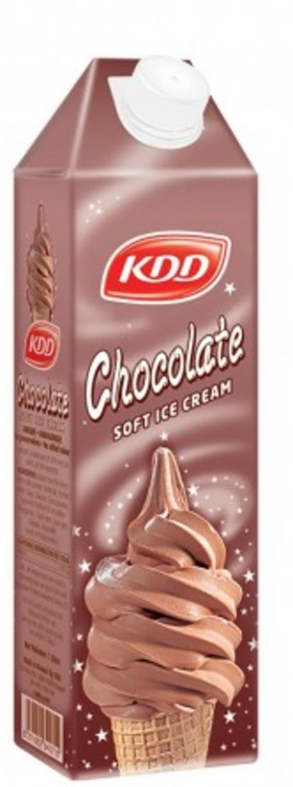 Kdd Chocolate Soft Ice Cream 1 L