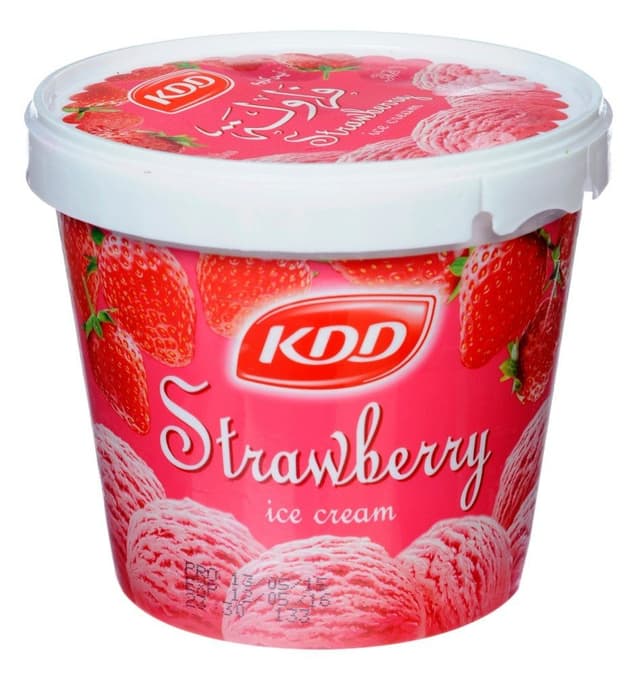 Kdd Ice Cream Strawberry 1 L