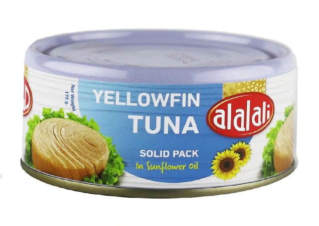 الألالي تونة يلوفين في زيت عباد الشمس, 170g