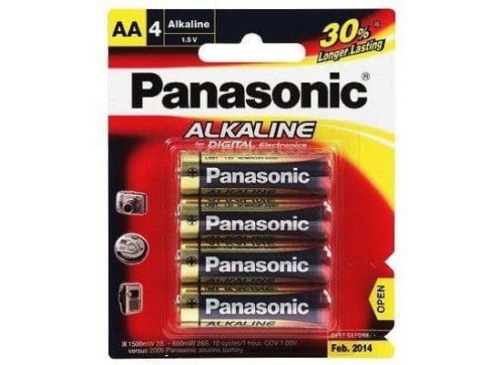 Panasonic Alkaline AA Battery 4 pcs