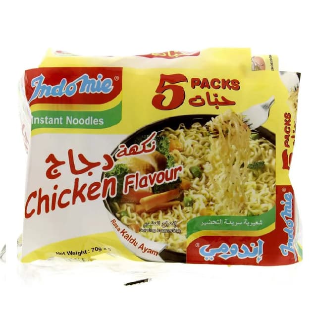 Indomie Chicken Noodles 72g x 5