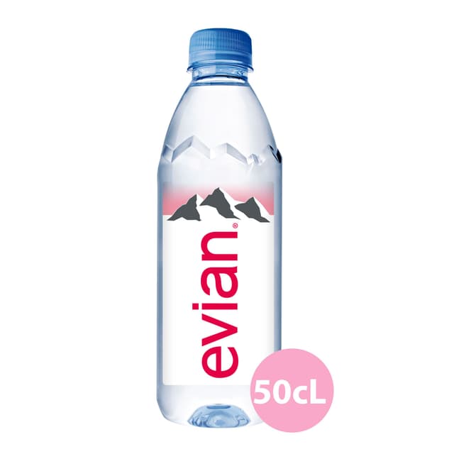 Evian Natural Mineral Water, 500ml