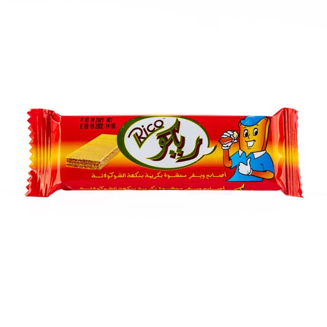 Rico Wafer Finger with Chocolate Cream, 19g