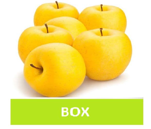 علبة التفاح الذهبية