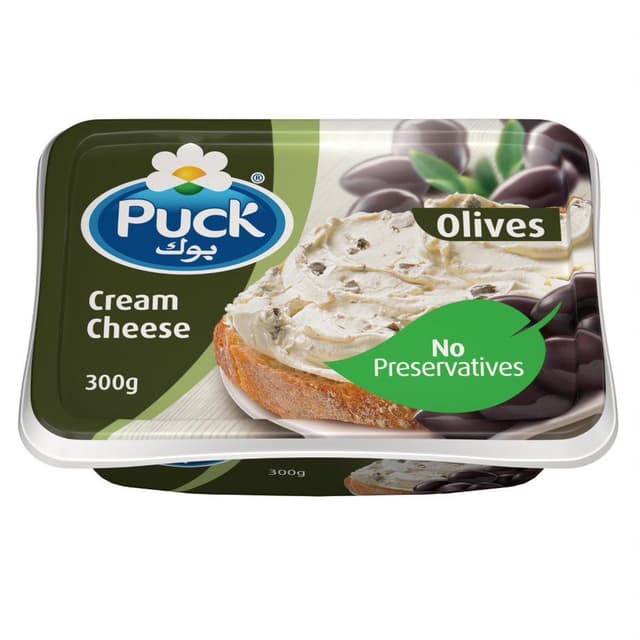 Puck Olive Cream Cheese, 300g
