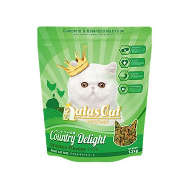 Aatas Cat Country Delight Chicken Flavor Dry Food, 1.2kg
