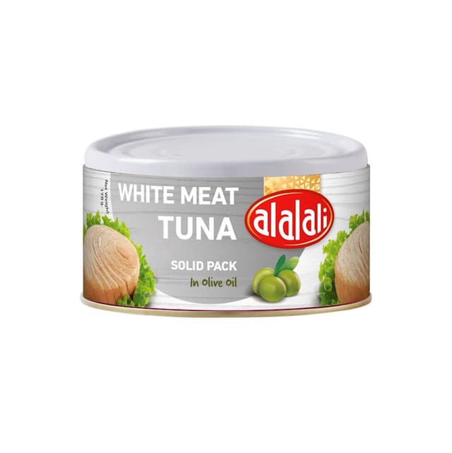 العلالي تونة لحم أبيض في زيت الزيتون, 170g
