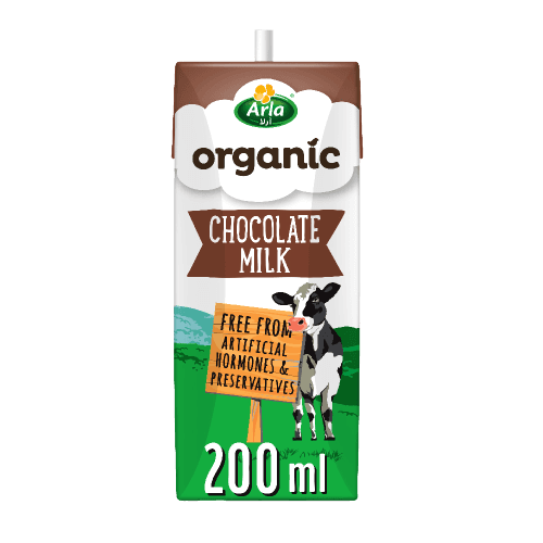 Arla UHT Organic Chocolate Milk, 200 ml
