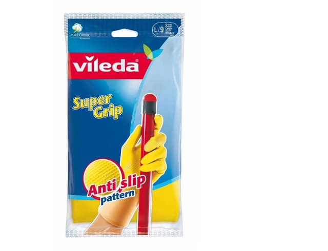 VILEDA GLOVES GRIPPERS LARGE