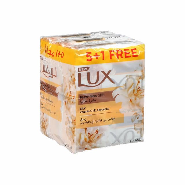 Lux Flawless Lily Soap 6 x170 g