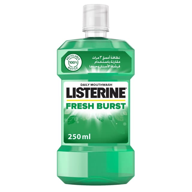 Listerine Fresh Burst Mouth Wash Fresh Breath, 250ml