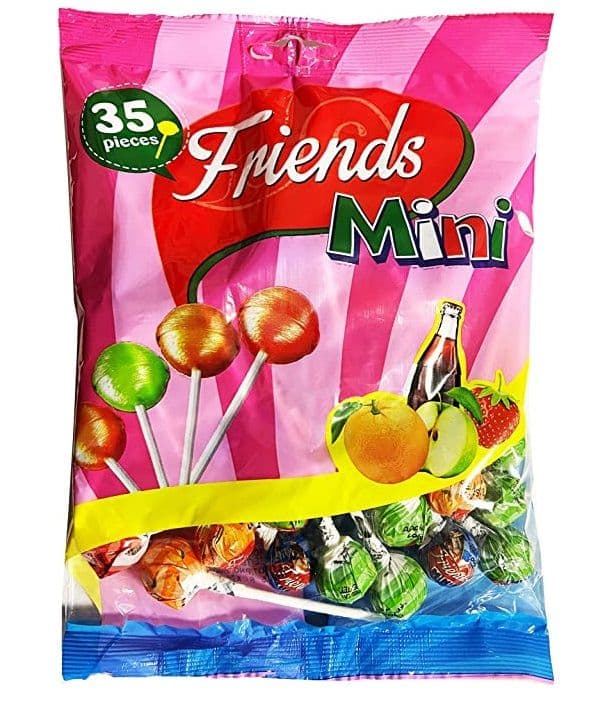 Friends Mini Lollipop, 35x6.5g