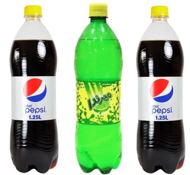 Pepsi Assorted Soft Drink, 3x1.25L
